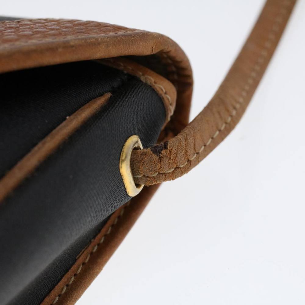 Christian Dior Shoulder Bag Leather Black Auth ep1698 - Picture 10 of 16